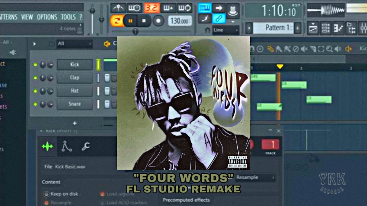 Juice WRLD - Four Words (Remake) [v1] (FLP) Instrumental
