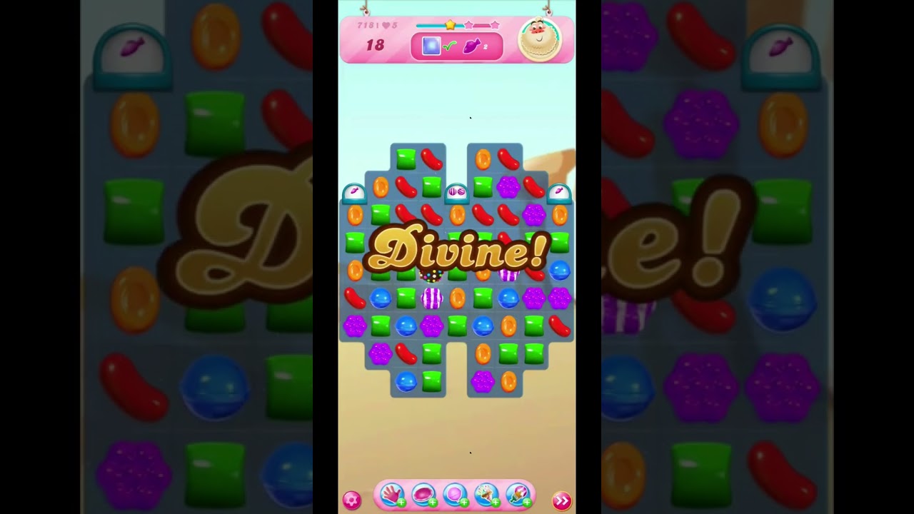 Candy crush saga Level 716 To 720