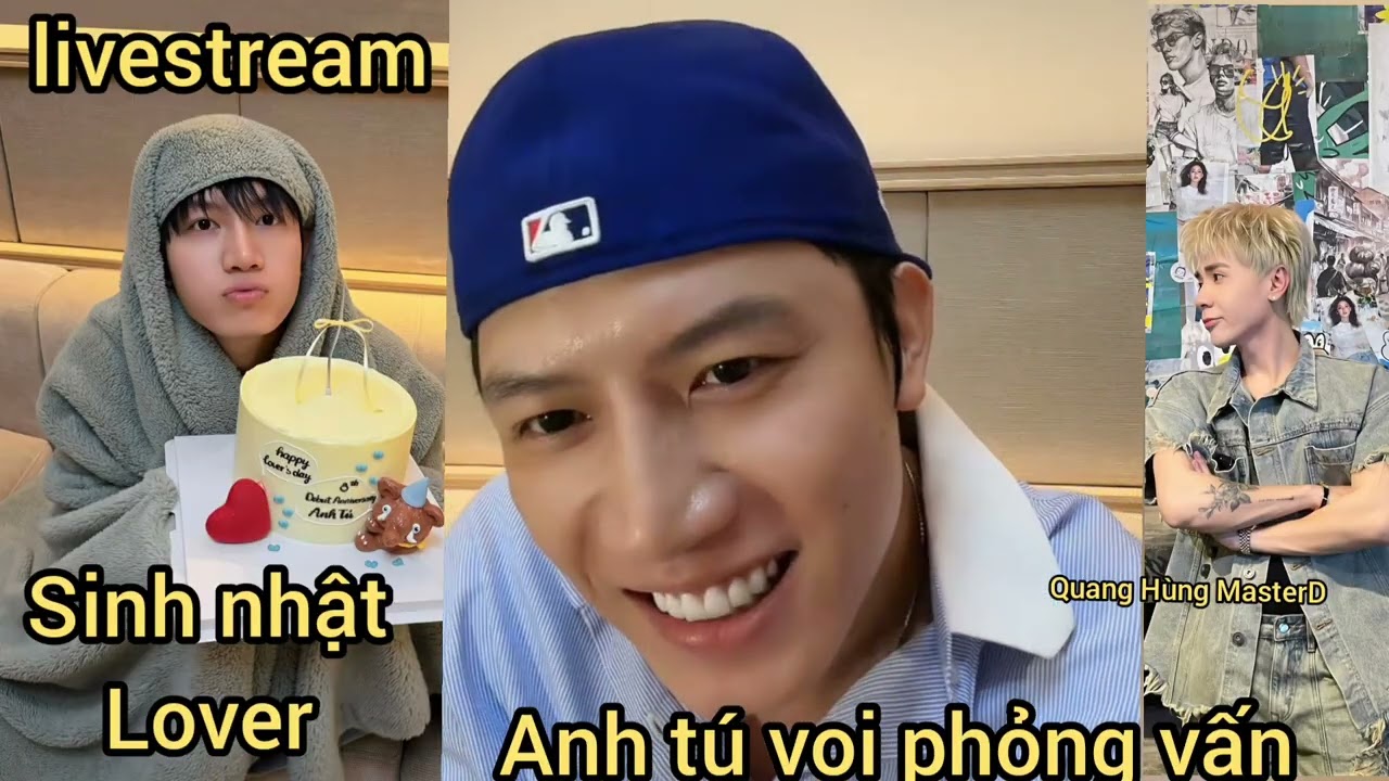 Anh Tú Voi chúc mừng sinh nhật Lover Livestream Quang Hùng MasterD Phỏng Vấn #anhtu #livestream #fyp