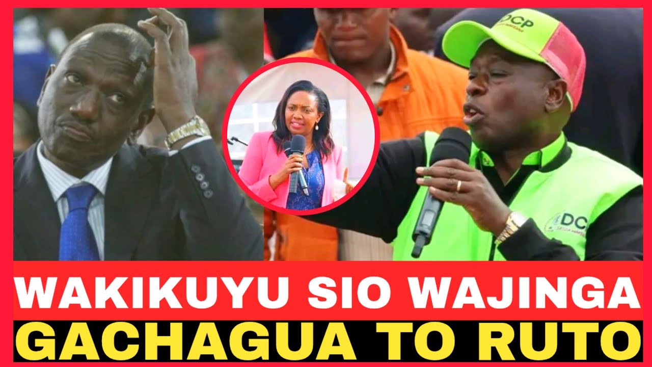 RUTO WAKIKUYU SIO WAJINGA!!GACHAGUA TELLS RUTO IN NAKURU 