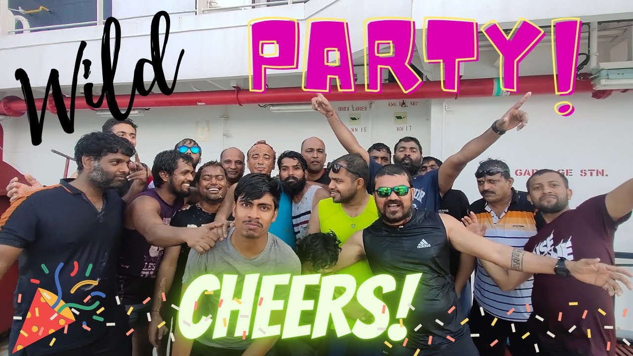 SHOWER PARTY / POOL PARTY ONBOARD THE SHIP ..!!!