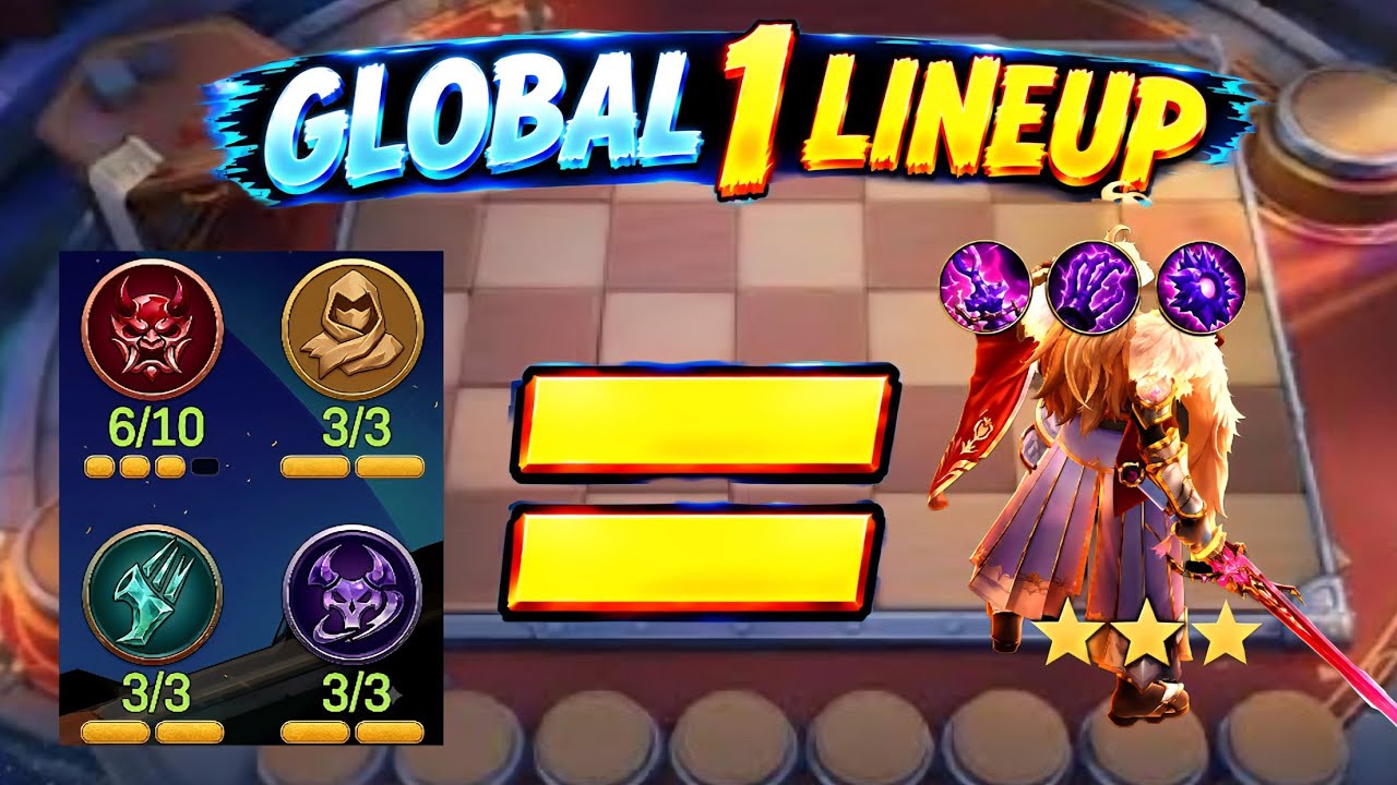 TOP 1 GLOBAL LINEUP! 3★ LANCELOT + 6 KISHIN | Magic Chess Go Go