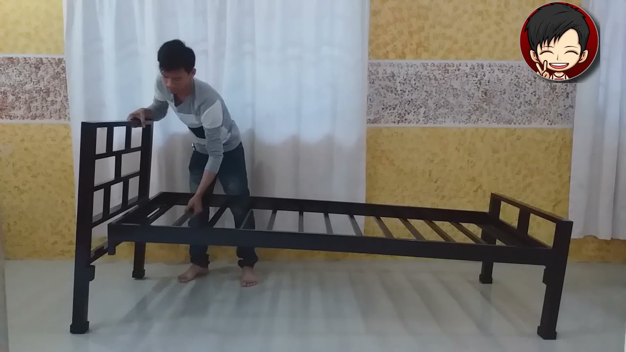 DETACHABLE BED FRAME MATIBAY BA?? || #metalbed #bedframe