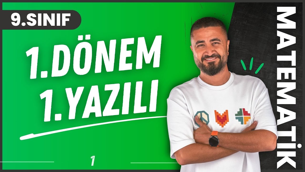 9.SINIF 1.DÖNEM 1.YAZILI SORULARI | SENARYO 1 + SENARYO 2 | 9.SINIF MATEMATİK | Rehber Matematik