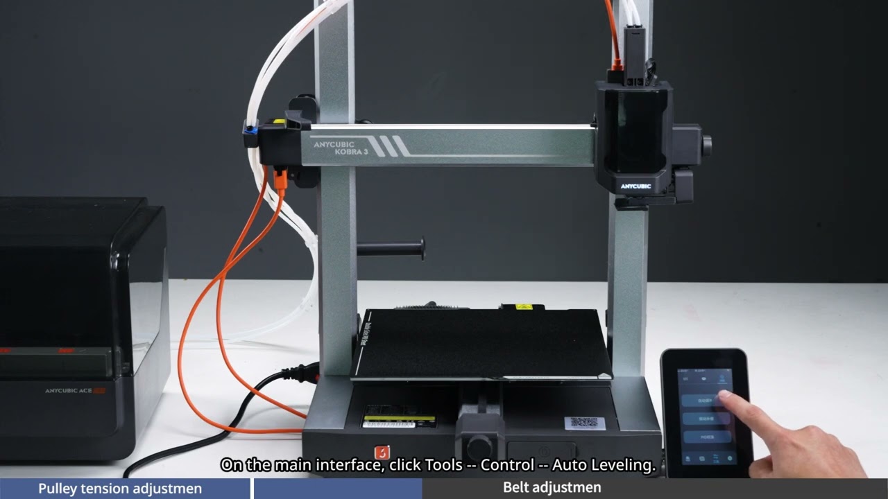 Anycubic Kobra 3 Combo: автоматическое выравнивание LeviQ 3.0 и идеальное руководство по смещению...