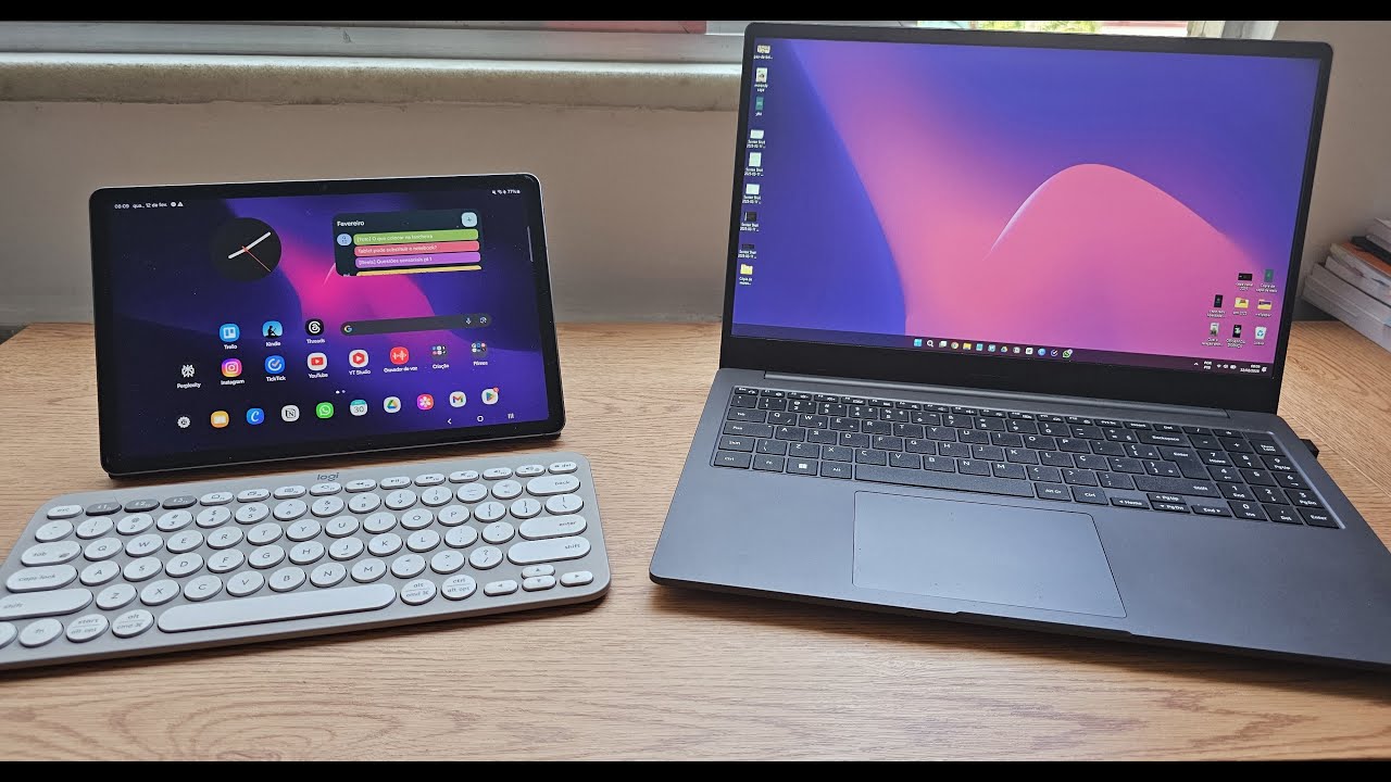 Tab S9 FE vs Galaxy Book 2: O tablet pode substituir um Notebook?