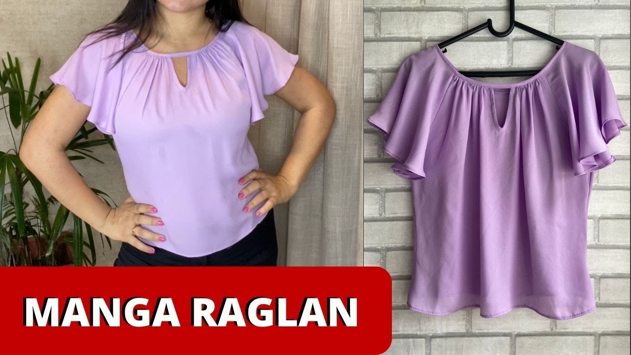 Como fazer BLUSA RAGLAN - Modelagem Passo a Passo | Gisele Maués