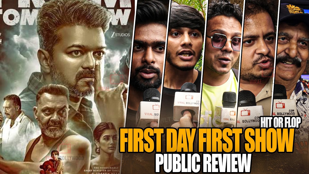 Jana Nayagan (Hindi) | First Day First Show | Public Review | Vijay Thalapathy, Pooja, Bobby Deol