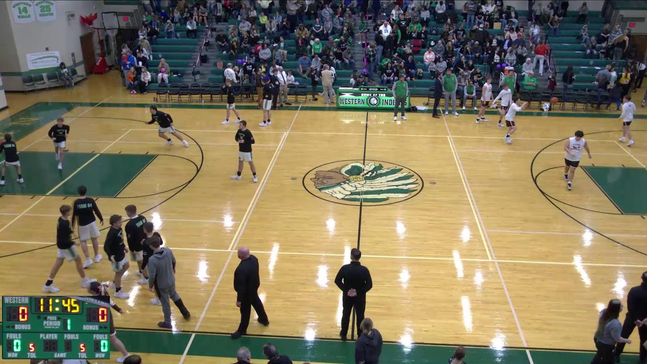 Western High School vs Eastern High School Boys' Freshman/JV Basketball