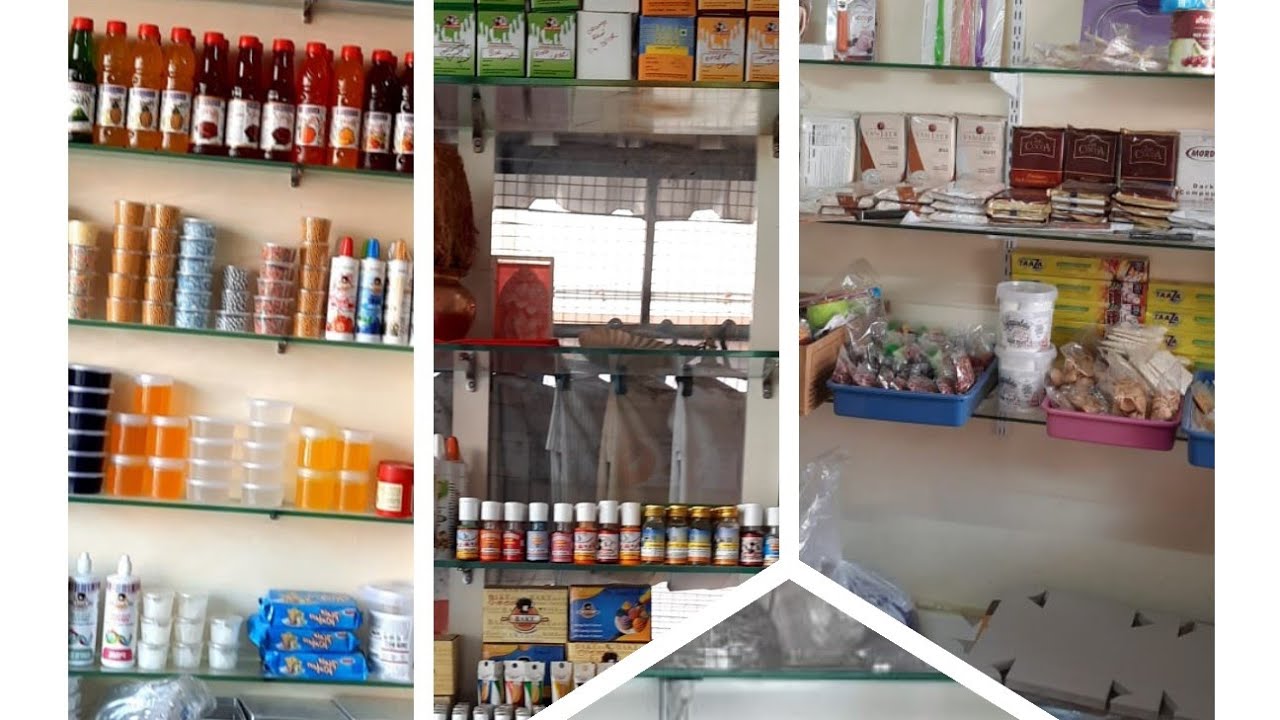 Cake ,chocolate and ice cream,material shop vlog/cake shop/bakery material shop visit