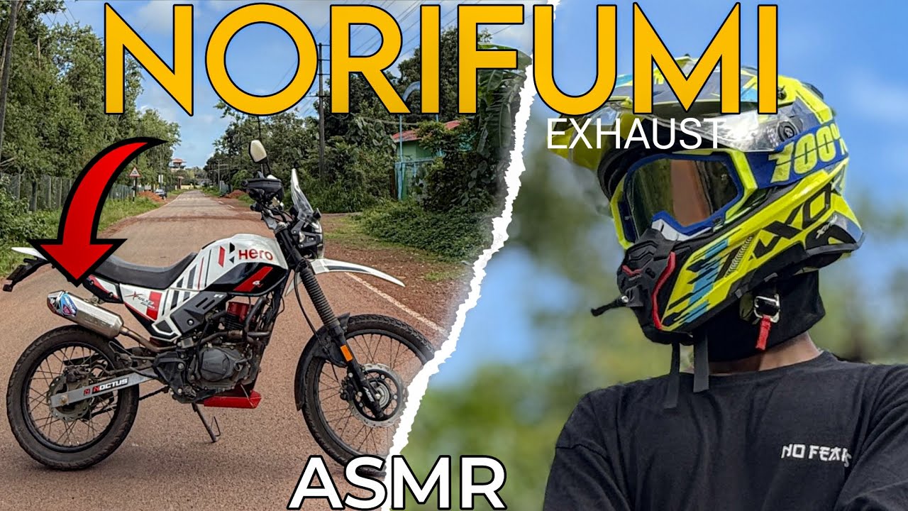 Norifumi noctus t5 on xpulse || ASMR || ride POV