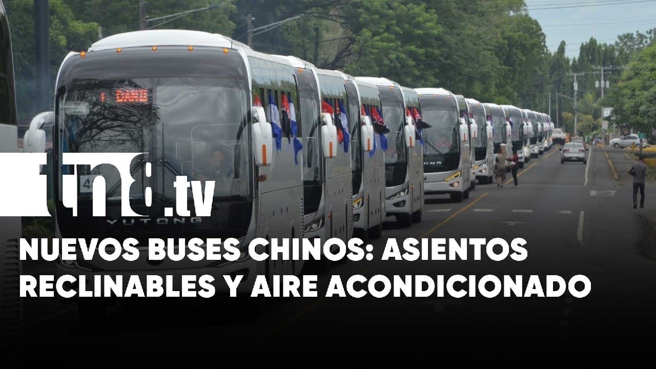 Detalles de los nuevos modelos de buses chinos en Nicaragua (uno de ellos es impresionante)