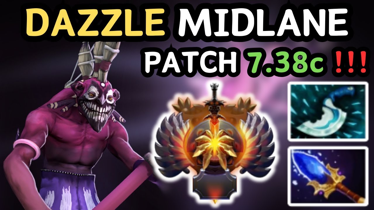 🔥 IMMORTAL DAZZLE Midlane Gameplay Patch 7.38c 🔥 Dazzle Perspective - Dota 2