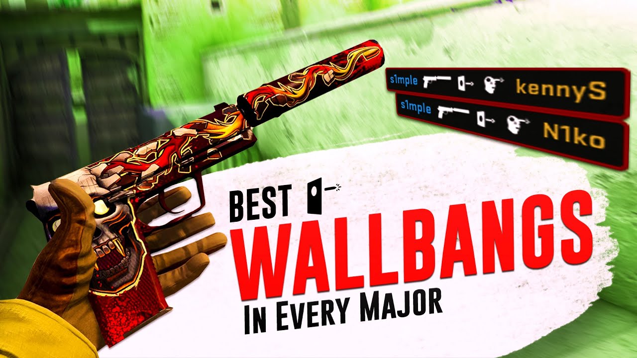 BEST WALLBANGS IN EVERY CS:GO MAJOR OF ALL TIME!