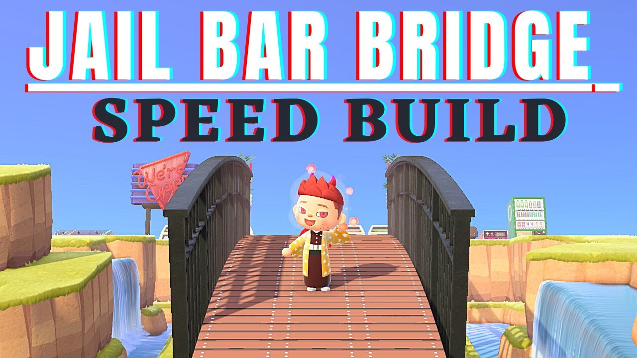 Jail Bar Bridge Speed Build | Animal Crossing New Horizons