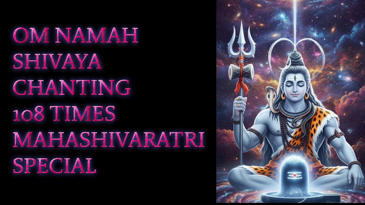 108 TIMES OM NAMAH SHIVAYA CHANTING / Maha Shivaratri Special: #mahashivaratri  #omnamahshivaya