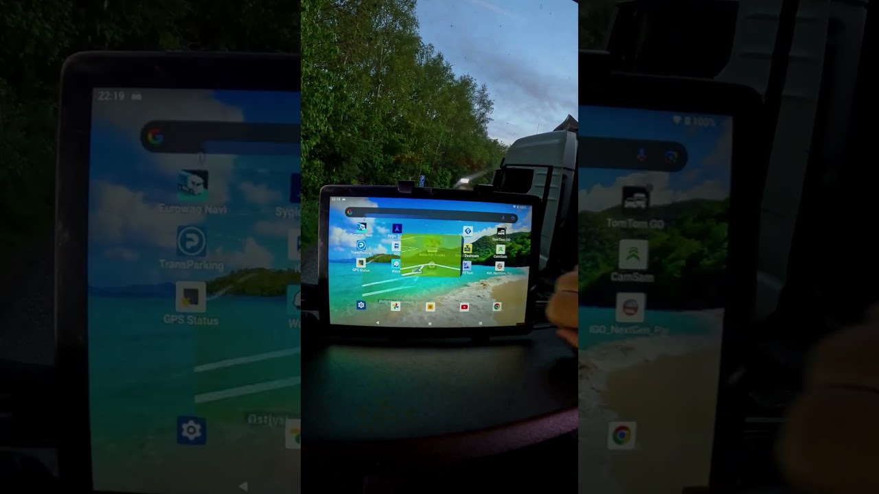 Salutare, colegi șoferi!Am primit această tabletă de la băieţii de la GPSOK.RO. #OnTheRoad #gps