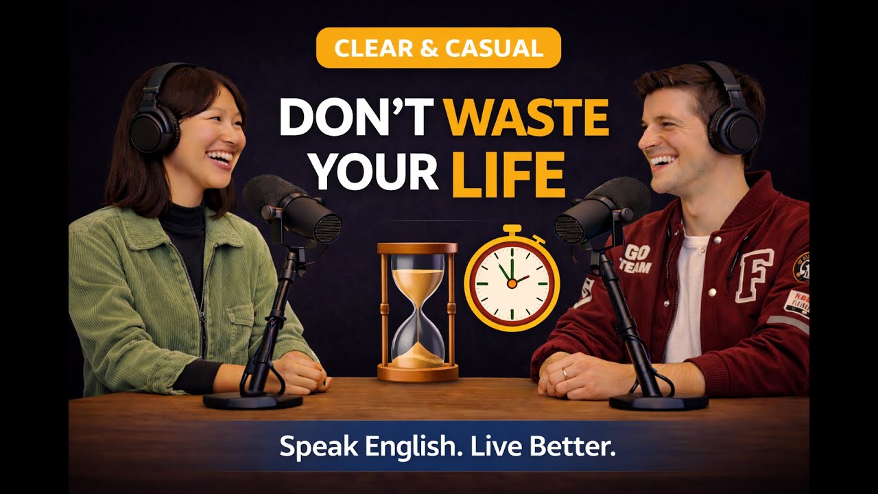 Don’t Waste Your Life | Easy English Podcast for Confidence, Focus & Daily Habits (B1–B2)