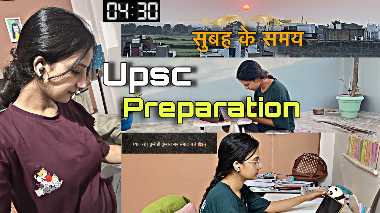 Civil service exam prepration 📚 *UPSC* | study vlog | mppsc