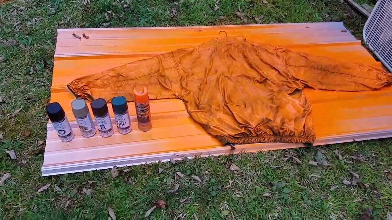 DIY Orange Camouflage 1