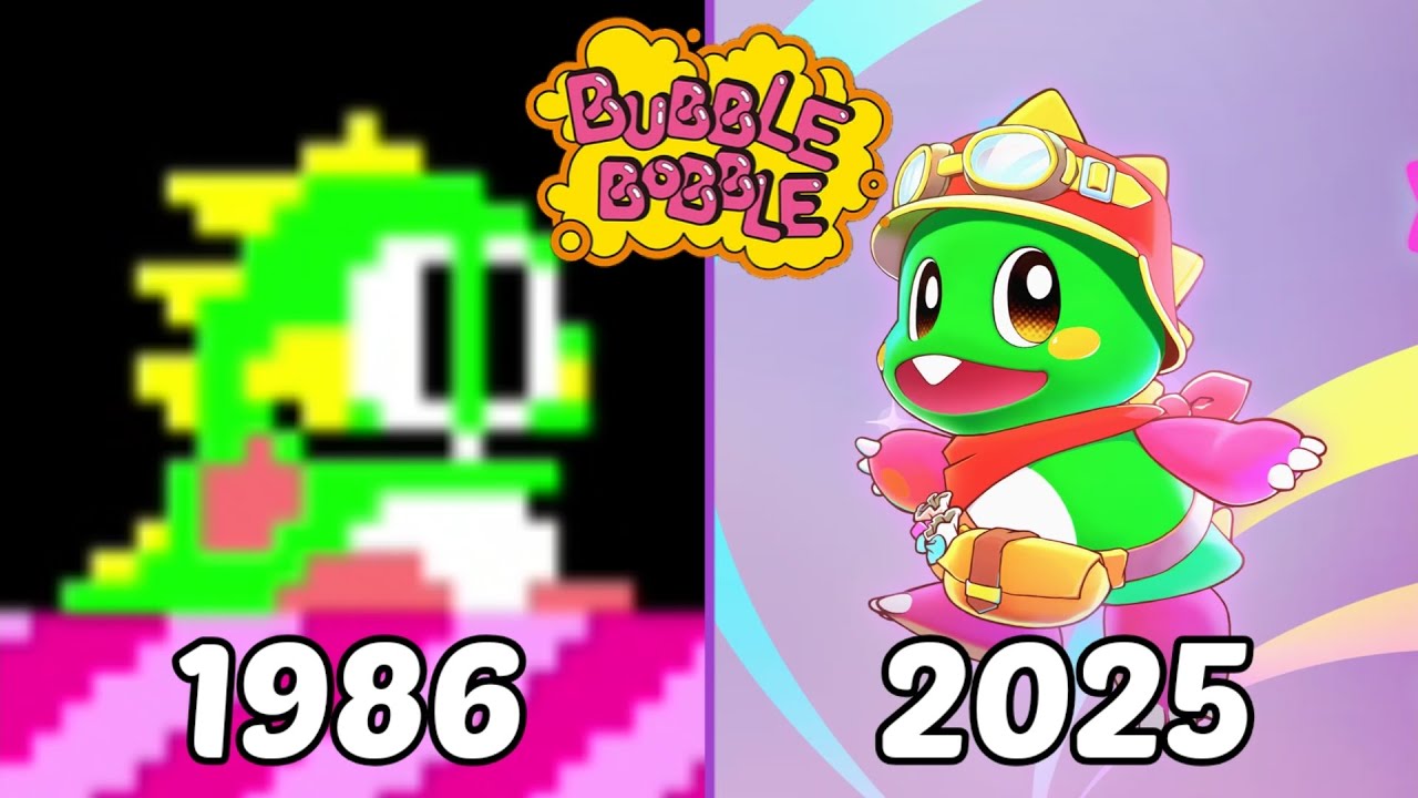 Evolution of Bubble Bobble Games 1986-2025