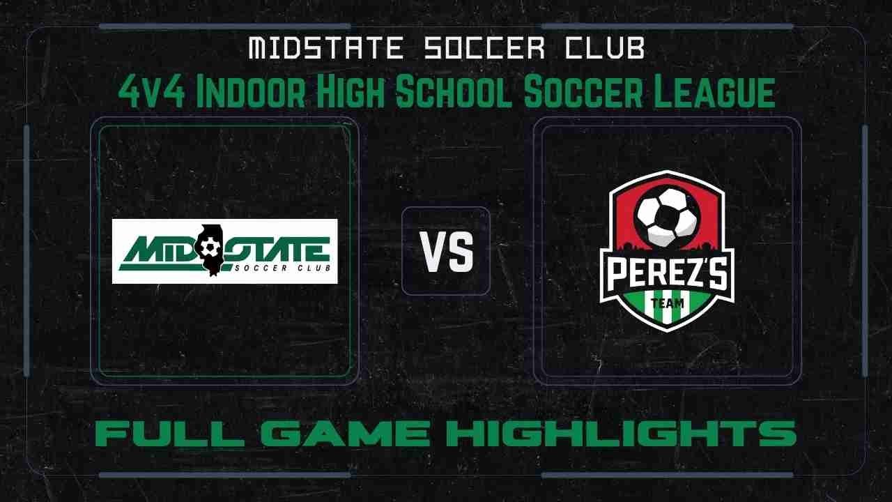 Midstate 2009 Boys vs Jonathan Perez Team | 4v4 Indoor High School Soccer League | 12/21/2025