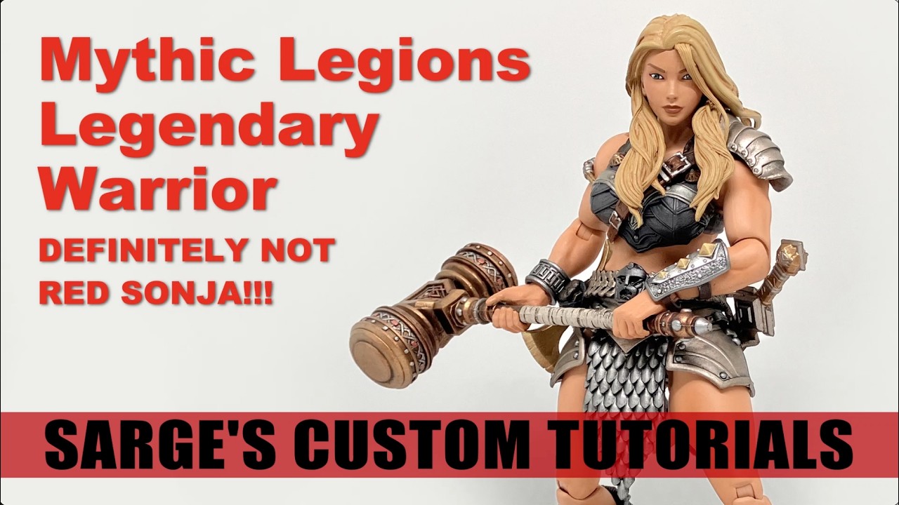Распаковка и обзор легендарного воина из Mythic Legions.