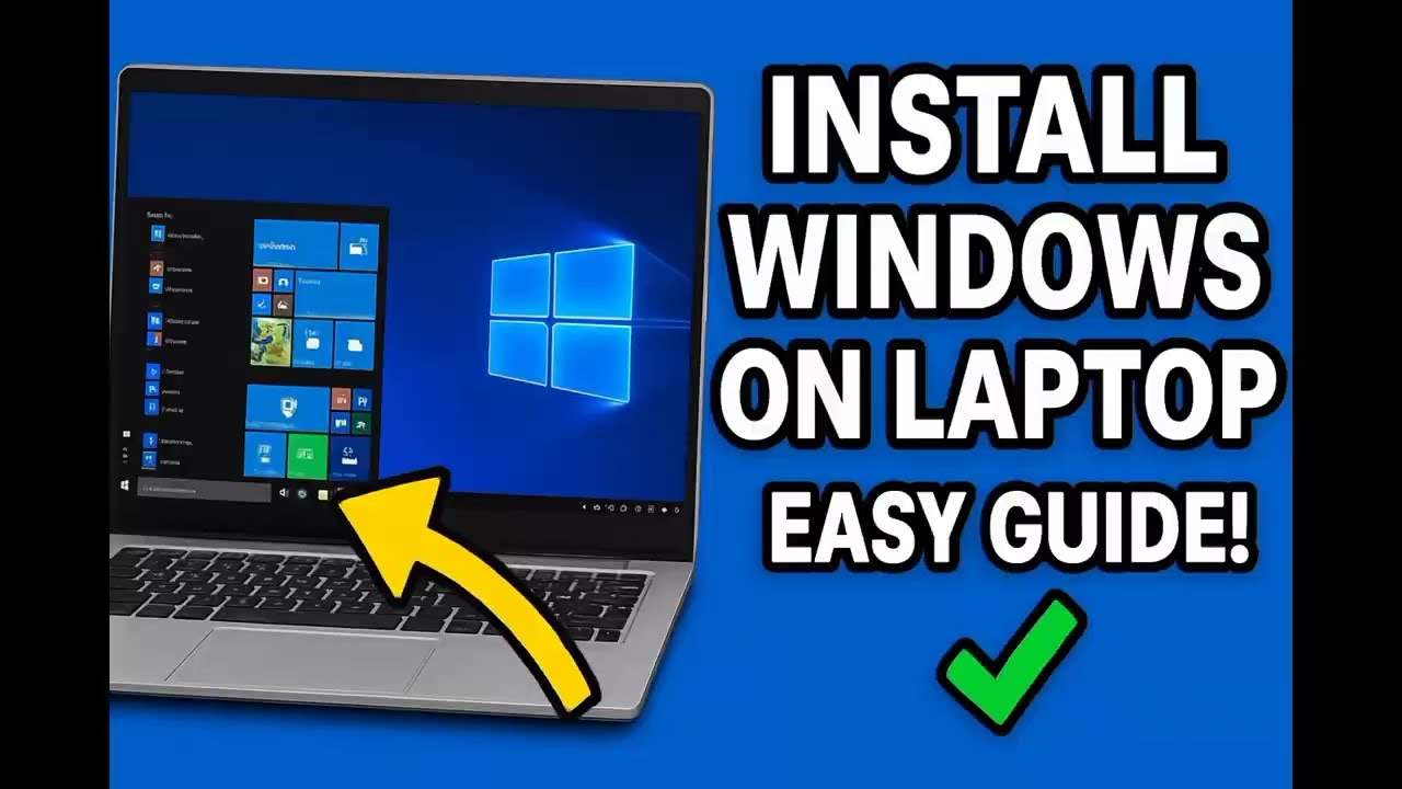 How to Install Windows on Laptop | Easy Step-by-Step Guide, poshto language 