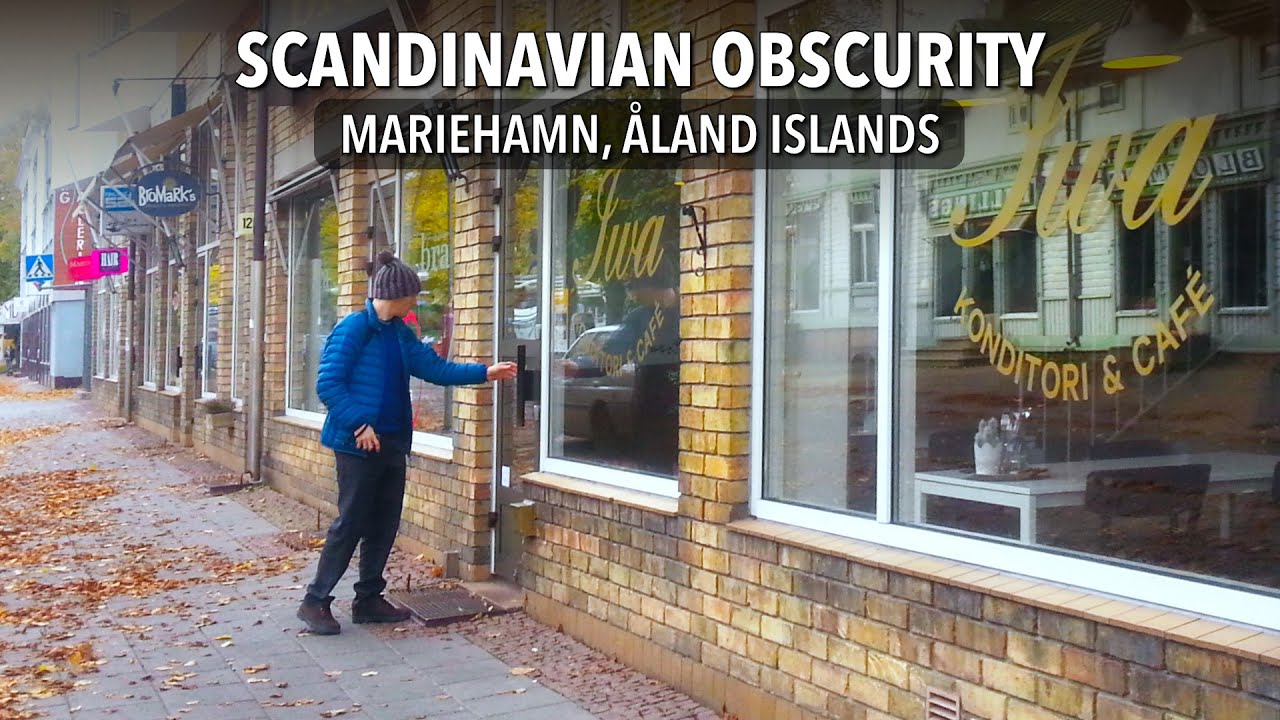 Nobody else got off the ferry at Mariehamn • Sweden to Åland