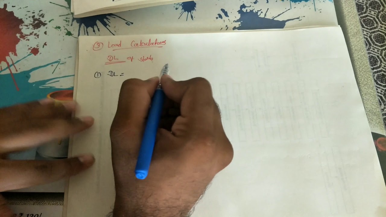 One Way Continuous Slab - Design Numerical