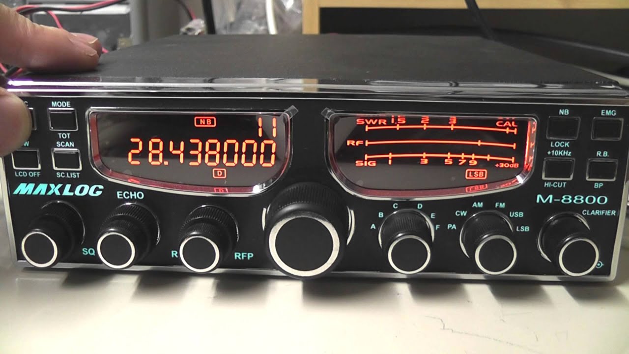 Maxlog M-8800 All mode 10 meter export CB radio