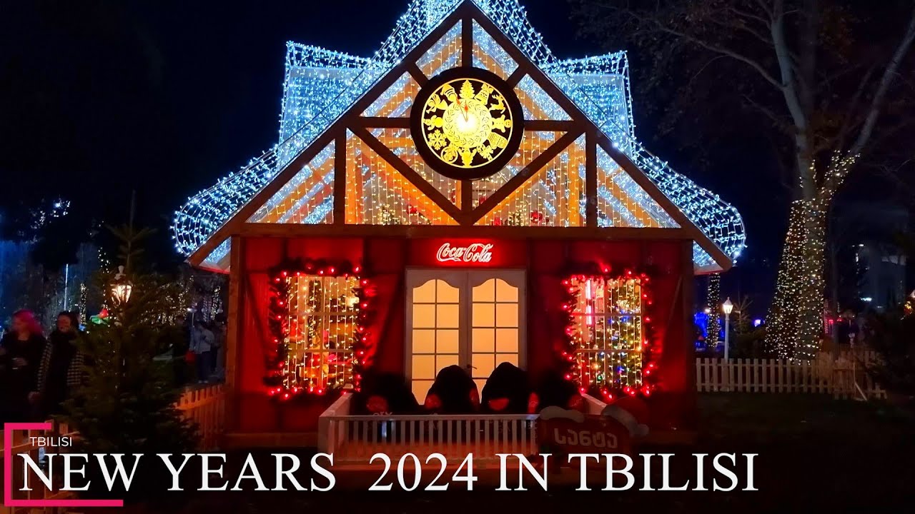 【4K】 New Years  2024 In Tbilisi