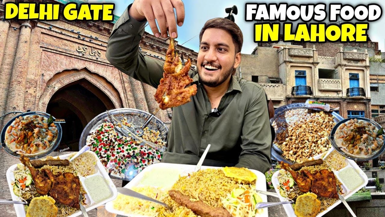 Old Street Food of Lahore, Dehli Gate | Famous Biryani, Dahi Bhally, Summer Drink | Pakistani Food