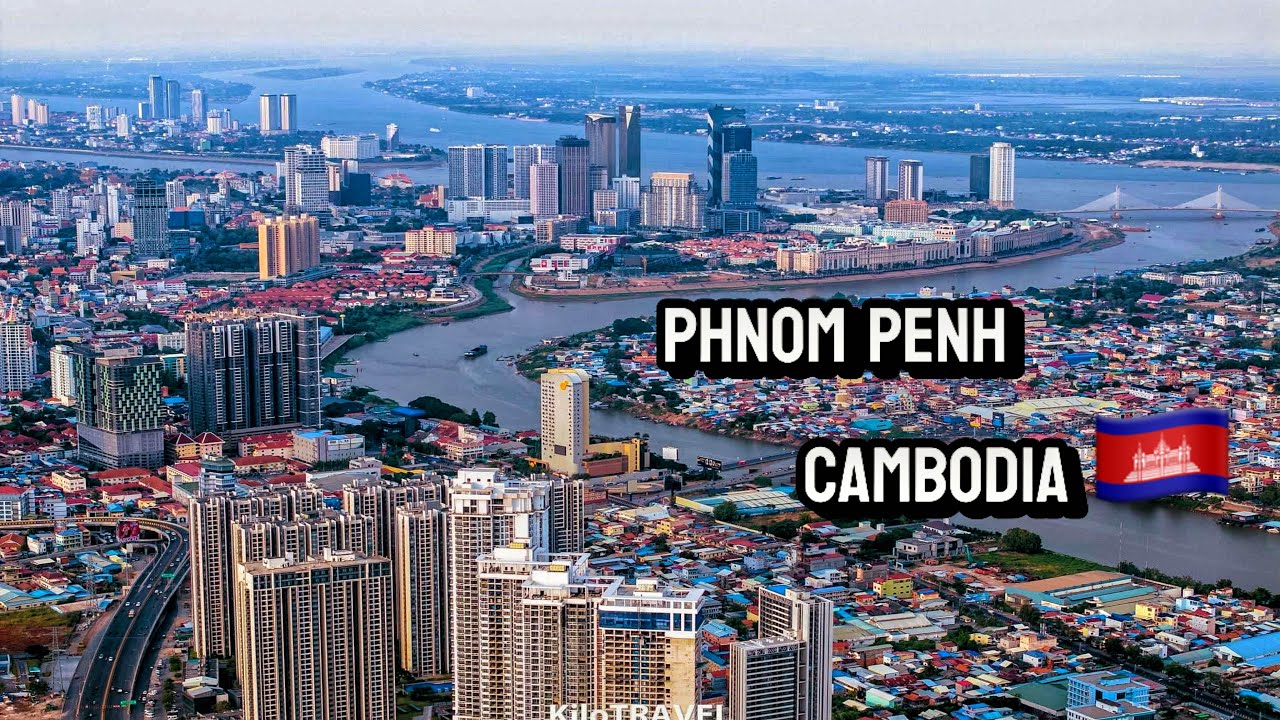 Phnom Penh Skyline 2025 #cambodia #phnompenh