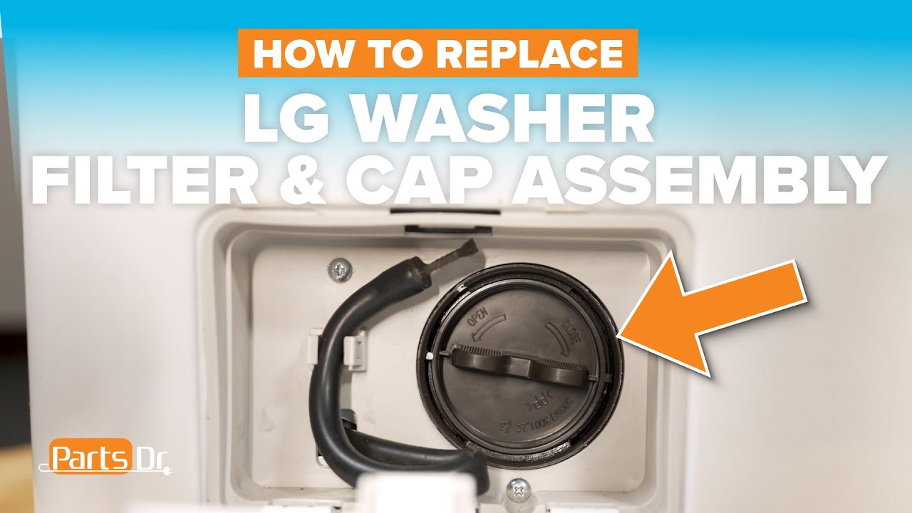 How to replace Drain Pump Filter & Cap Assembly part # 383EER2001A on your LG Kenmore Washer