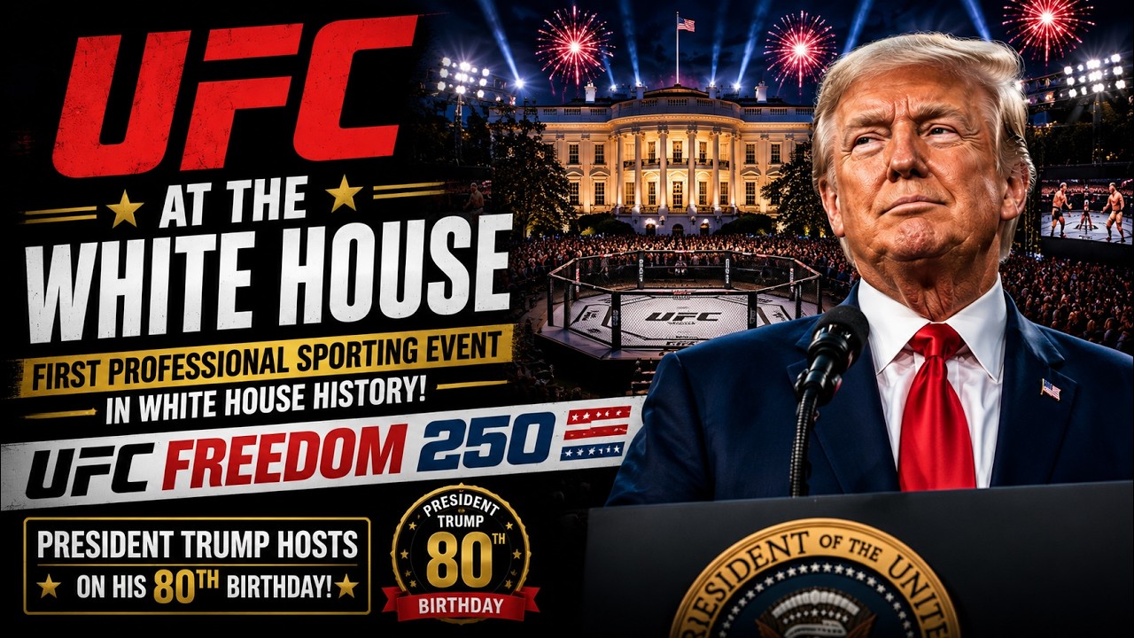 UFC Freedom 250 | Trump Hosts Fight Night at White House | Historic Fight Night on the South Lawn
