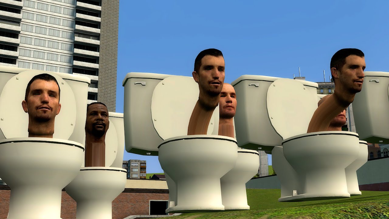 СКИБИДИ ТУАЛЕТЫ ГОНЯЮТСЯ ЗА МНОЙ! ПЕРВАЯ ВСТРЕЧА SKIBIDI Toilet В ГАРРИС МОД! | Sandbox GMOD