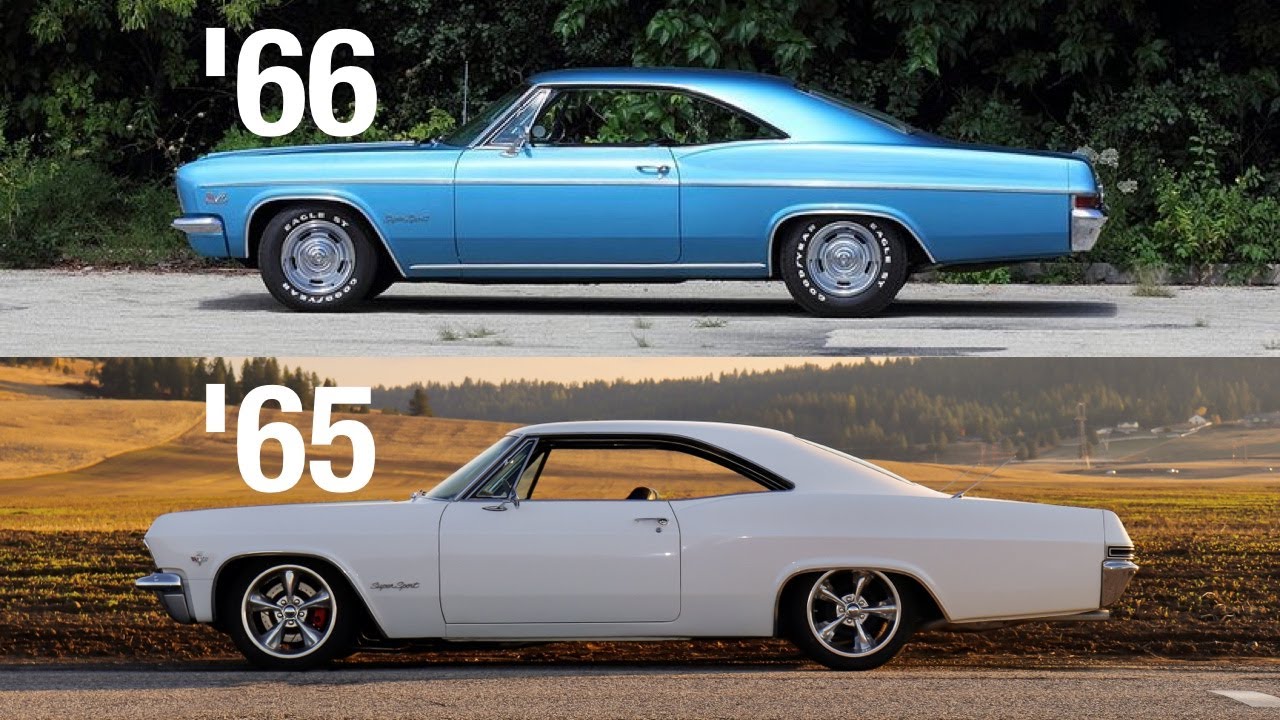 Различия между Impala 1965 и 1966 годов