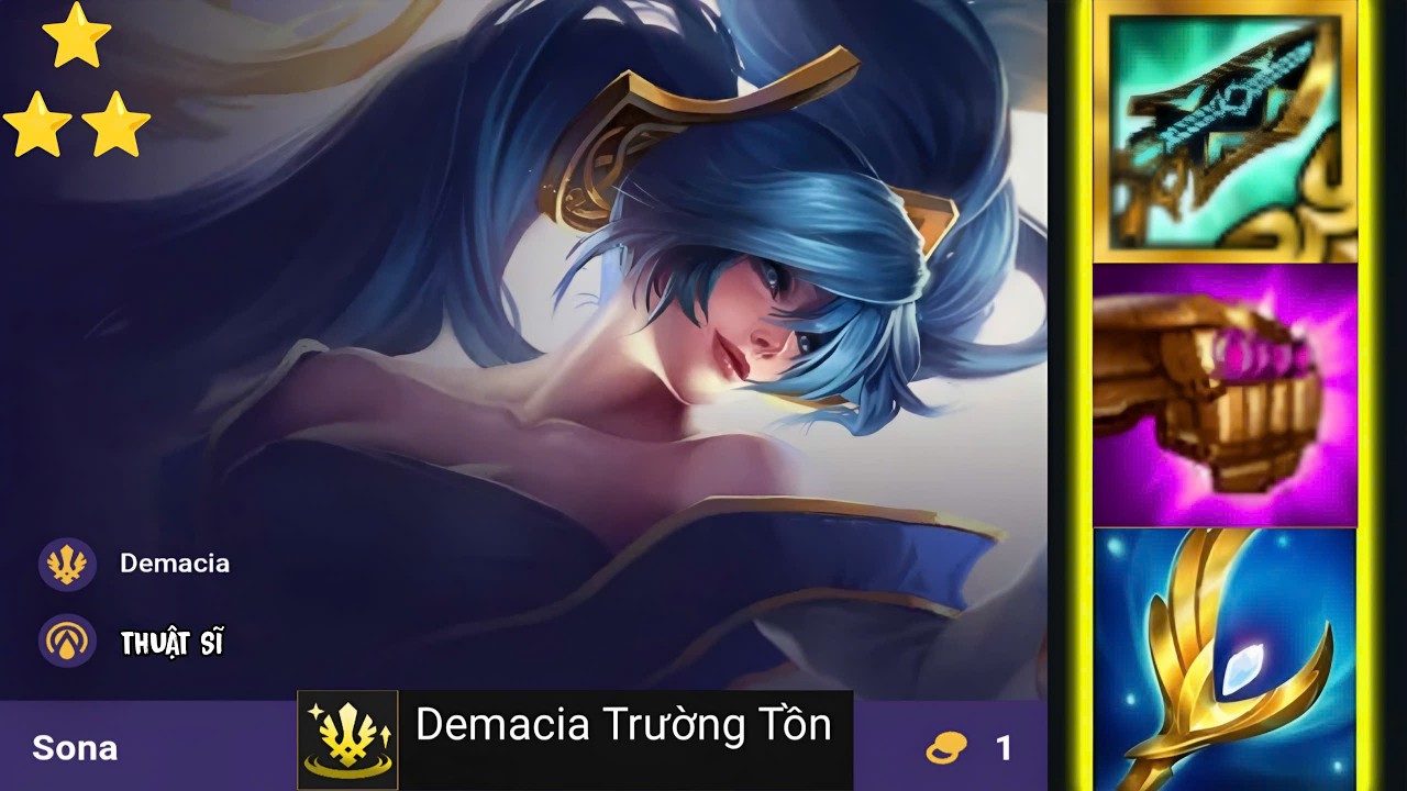 SONA LÕI DEMACIA TRƯỜNG TỒN NÀY THẬT SỰ SIÊU MẠNH! | ĐTCL MÙA 16