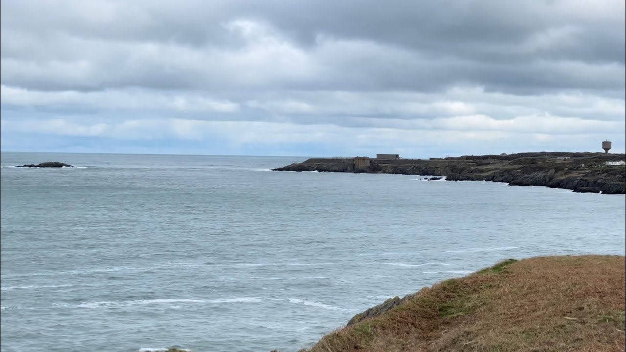 Driving on the A5025 from Bull Bay to Cerrig Man, Anglesey North Wales - 01/03/24 // dashcam footage
