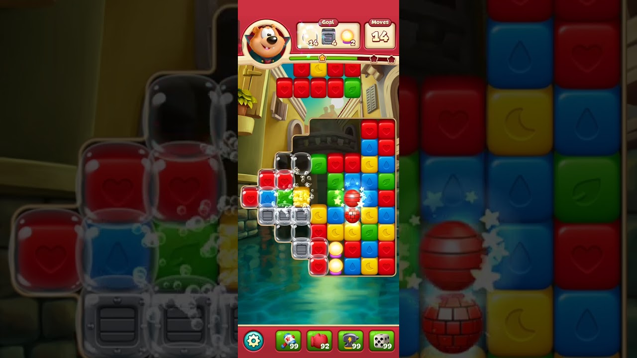 Toon Blast-Level 1164 3 STARS NO BOOSTERS #toonblast #toonblastlevel #shortsgame