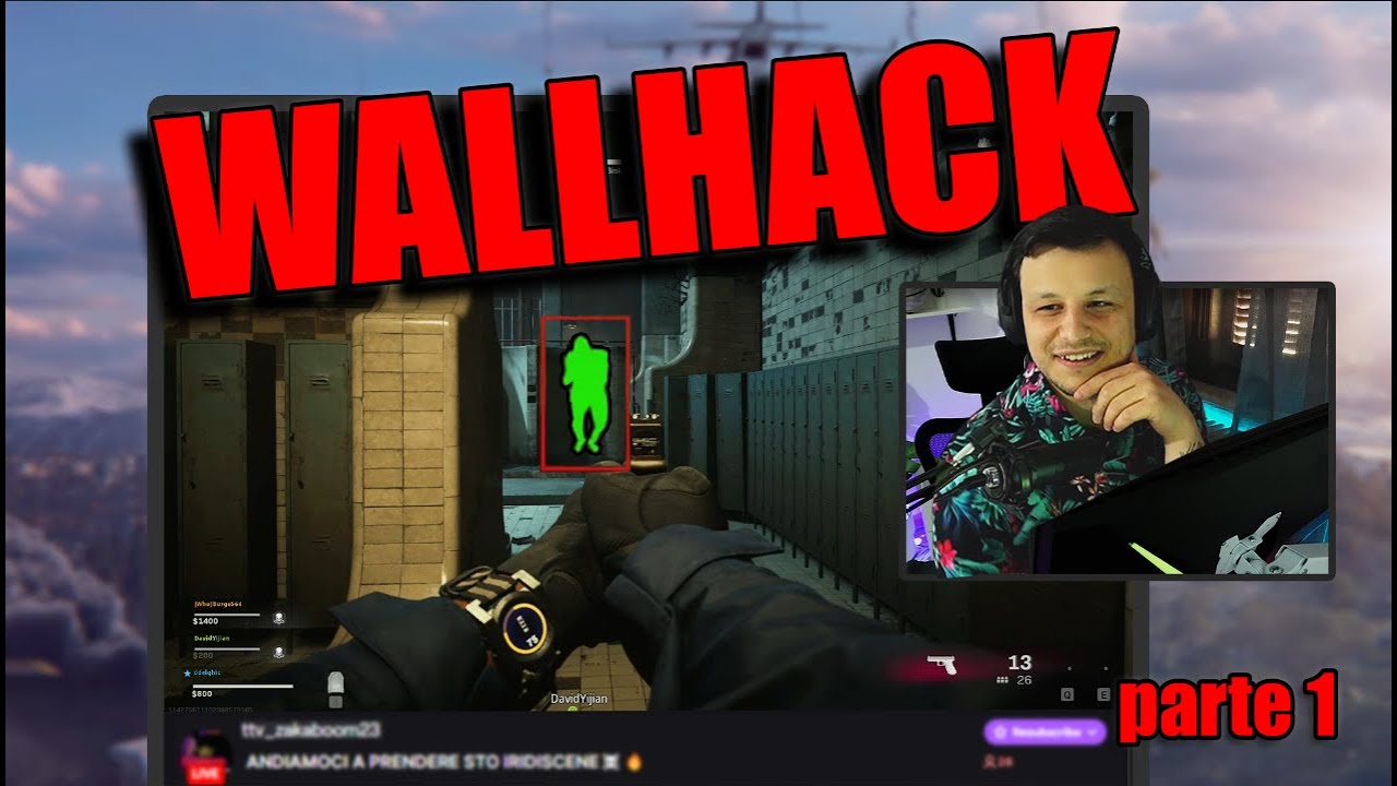 STREAMER BECCATO IN LIVE, Aimbot e Wallhack ? - Arachidi e Cheaters [ ZAKA parte 1 ]