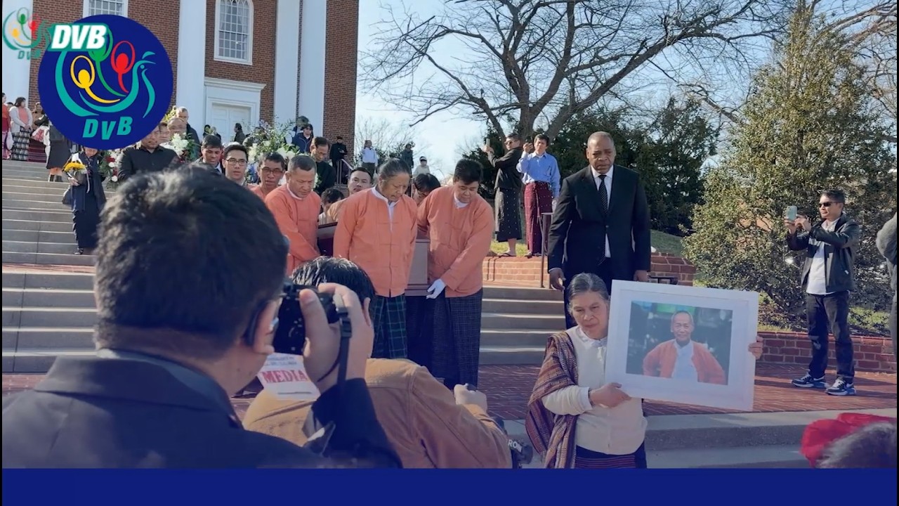 ဒေါက်တာစိန်ဝင်းရဲ့ ကွယ်လွန်ခြင်းတလပြည့် ဆွမ်းကပ် တရားနာပွဲ ပြုလုပ် - DVB News