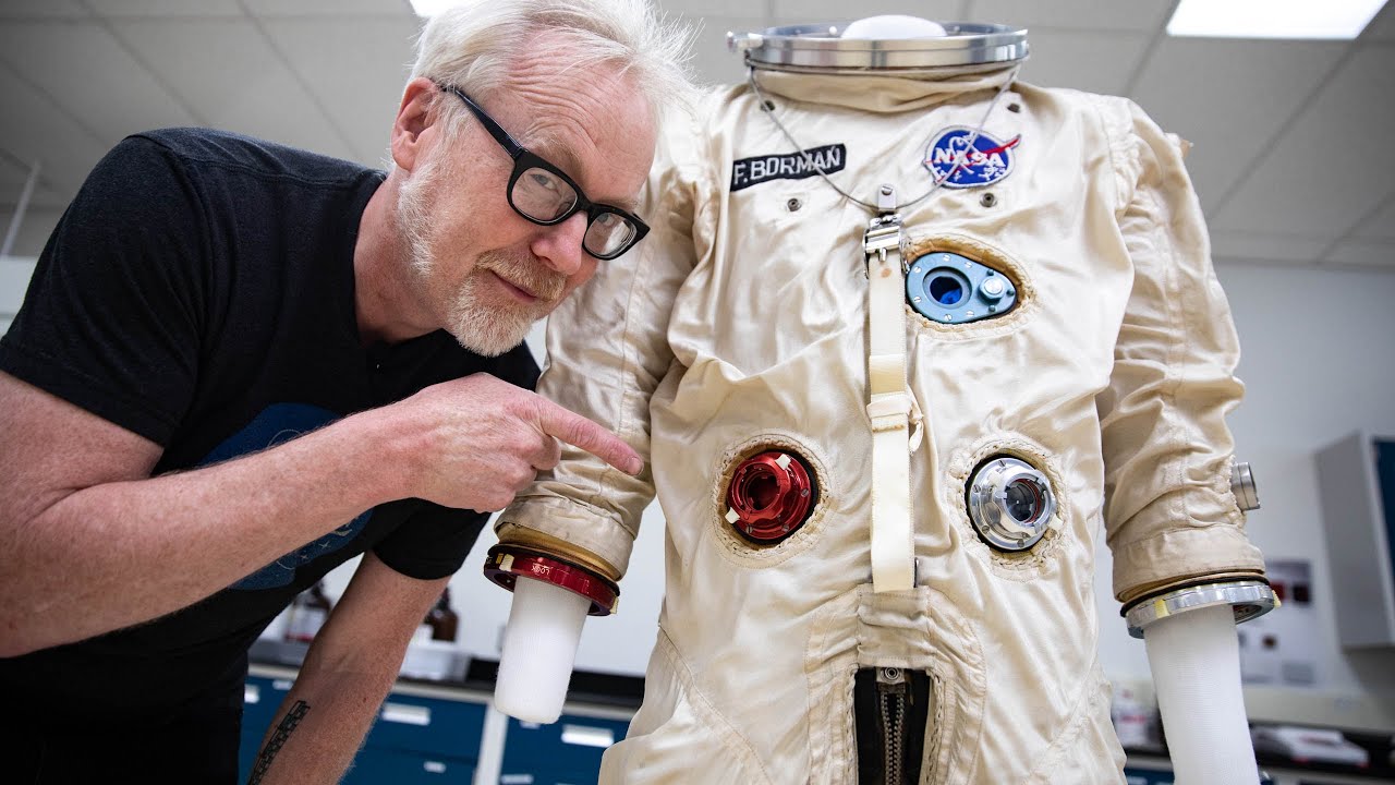 Adam Savage Meets an Apollo Program Training Spacesuit!