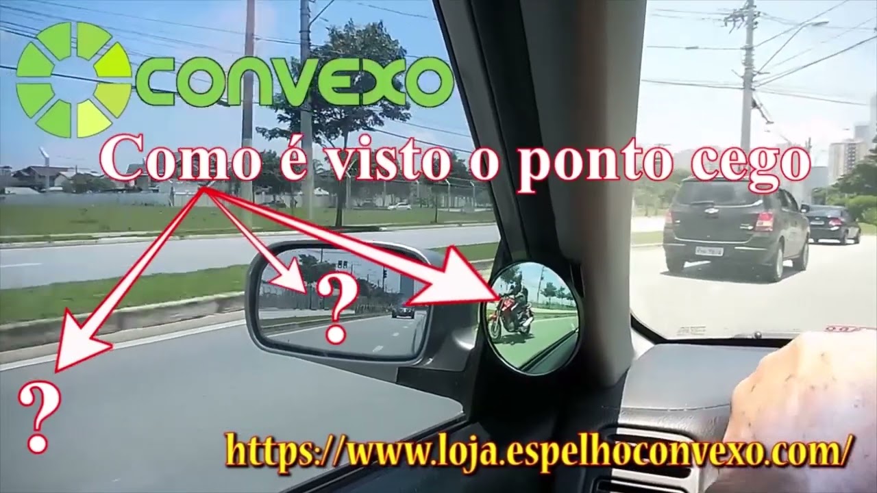 HNX1293- Trânsito Seguro. Veículos passam pelo ponto cego, poder vê-los é ainda mais interessante.