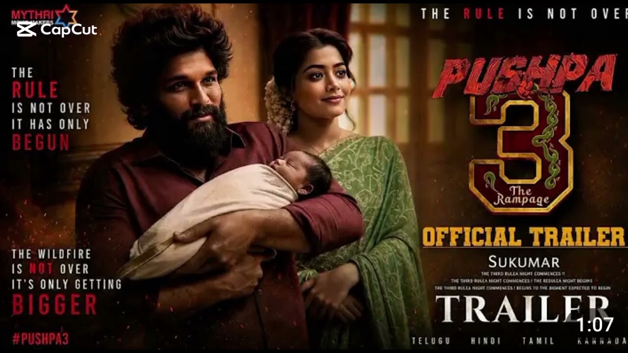 PUSHPA 3 - Trailer | Allu Arjun | Sukumar | Rashmika | Fahadh F | Concept Trailer 