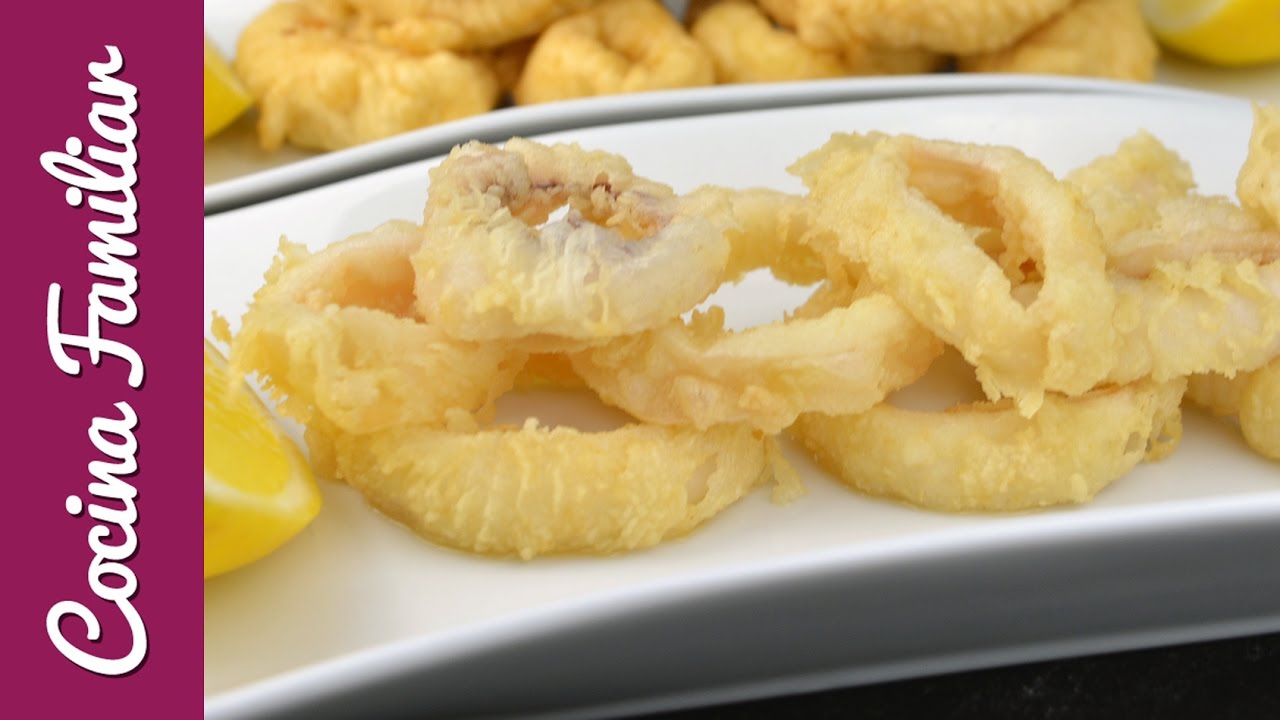 Como hacer calamares fritos a la andaluza. Recetas para Navidad