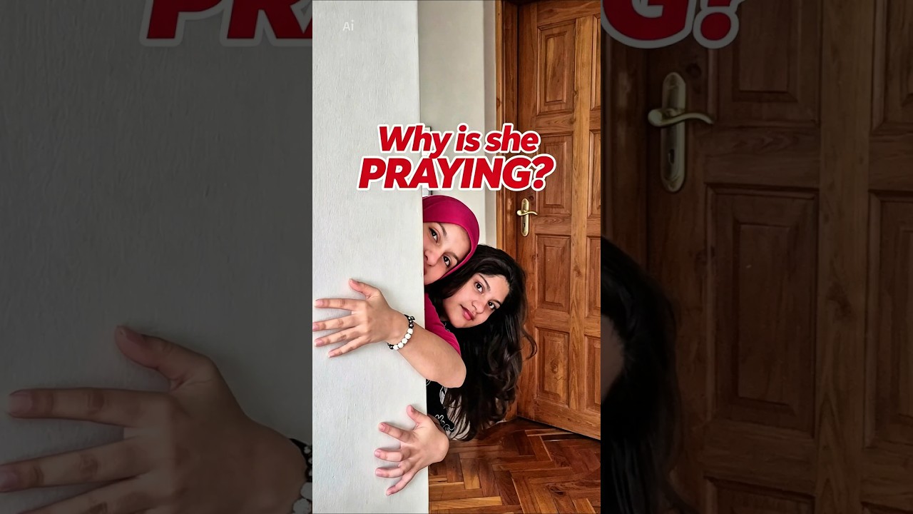 Namaz Prayer drama to avoid being told by Mother - escape route feom beating and scolding