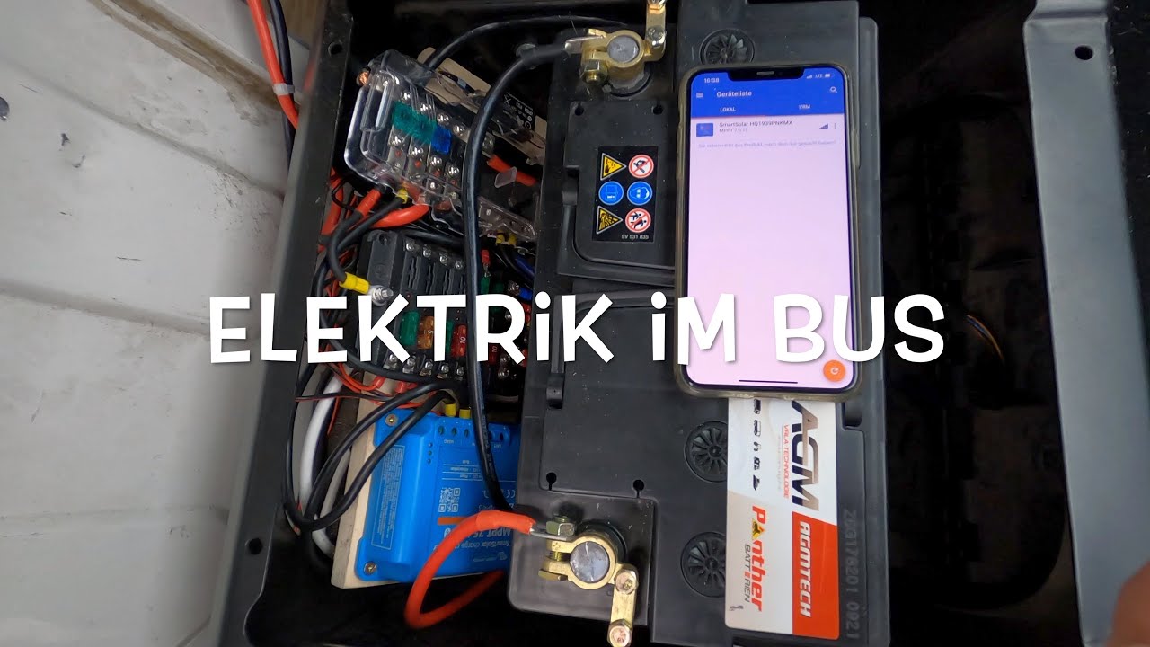 Elektrik im Campervan - Ladestromverteiler, Zweitbatterie, Solaranlage - VW T4 Camper Selbstausbau