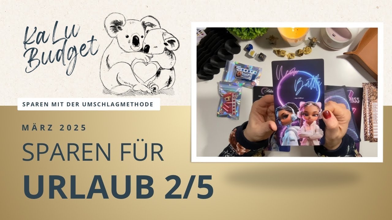 Sparen für Urlaub 2/5 | März 2026 | Neues von NJ&TJ Design🥰 #umschlagmethode